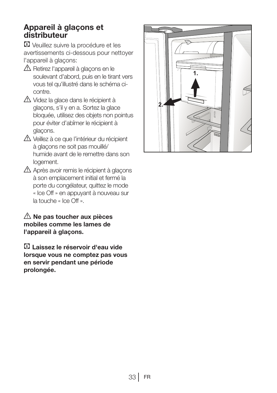 Appareil à glaçons et distributeur c | Blomberg KWD 9440 X A+ User Manual | Page 69 / 601