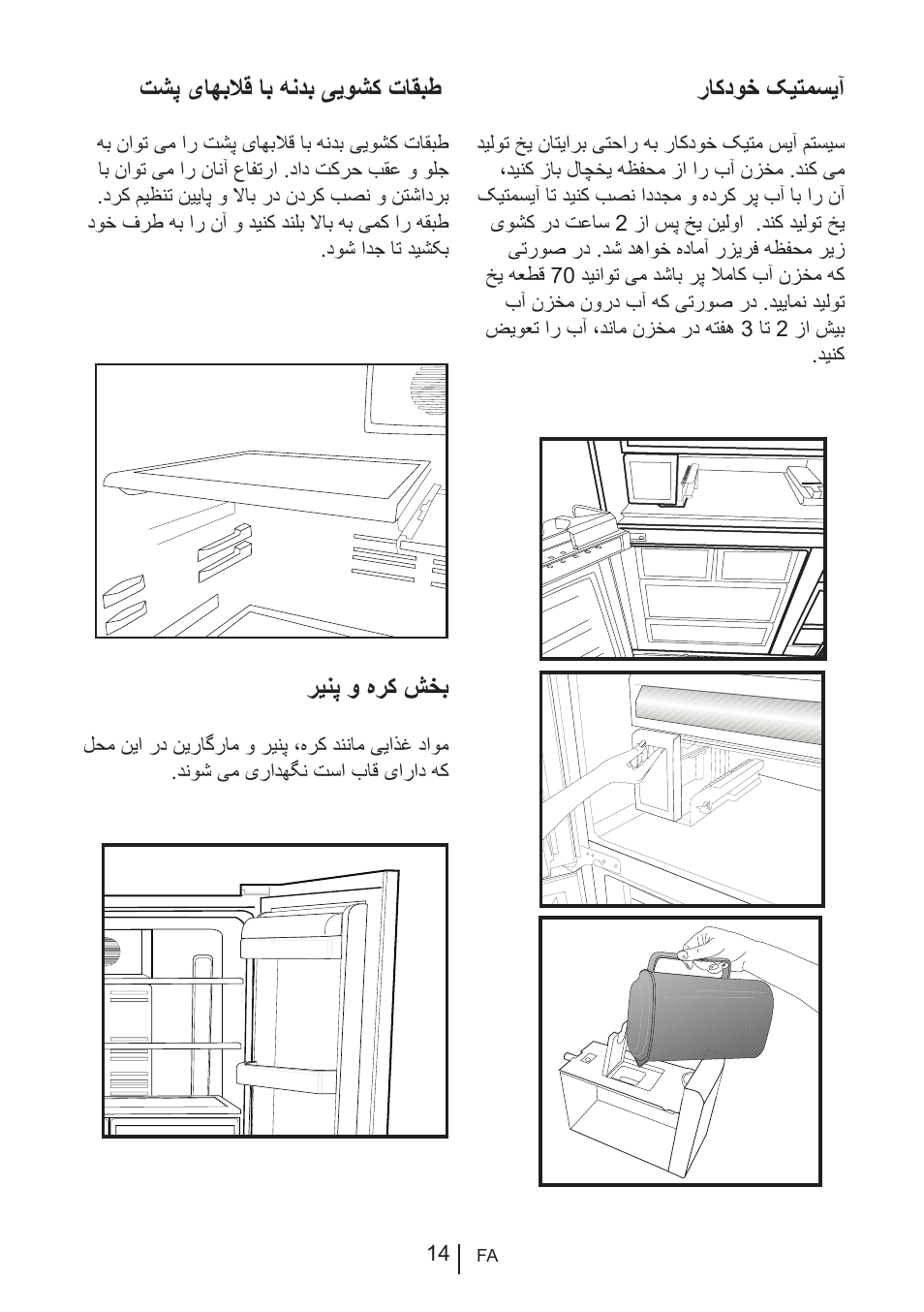 تشپ یاهبلاق اب هندب ییوشک تاقبط, راکدوخ کیتمسیآ, رینپ و هرک شخب | Blomberg KQD 1250 X A++ User Manual | Page 174 / 358