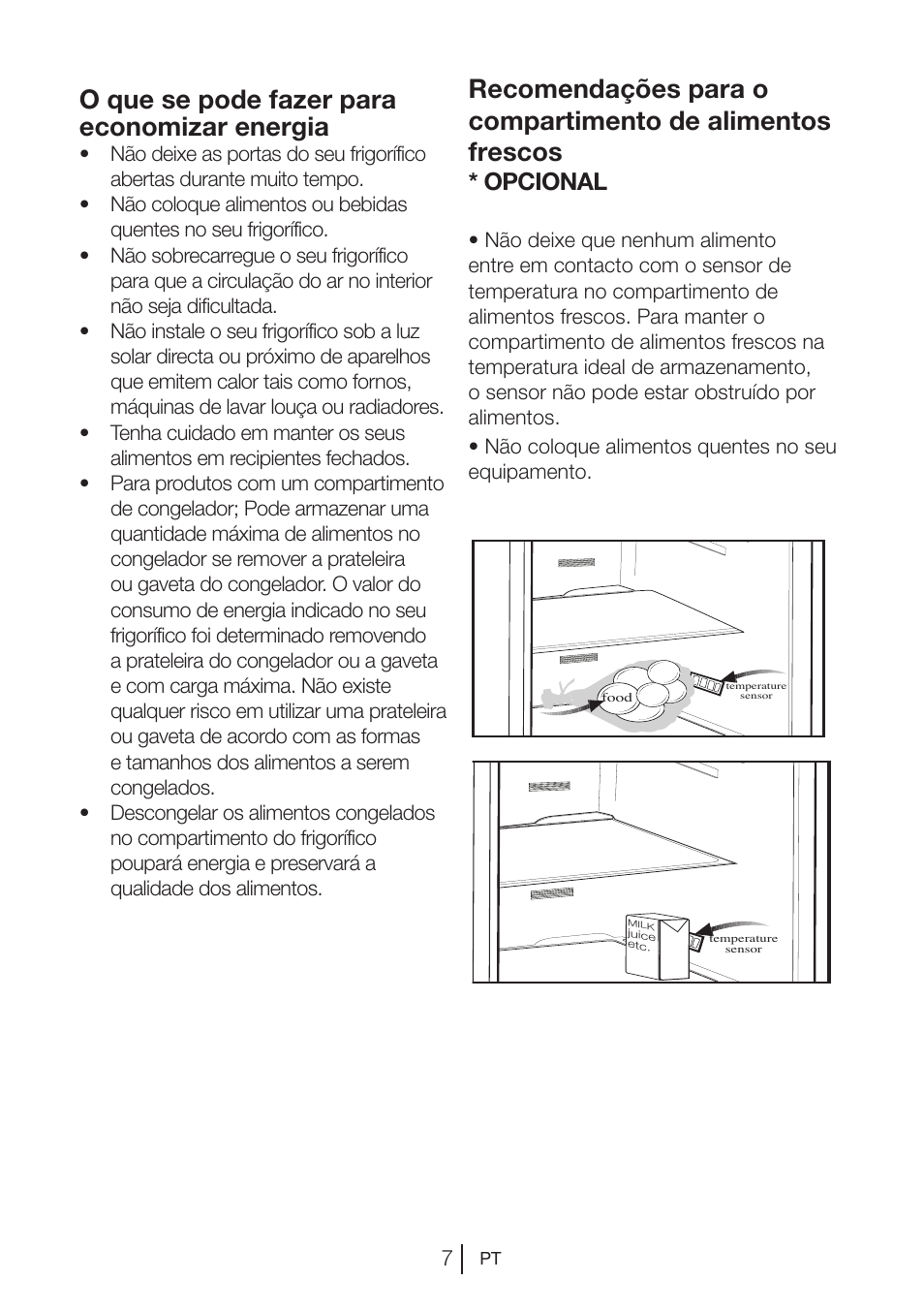 O que se pode fazer para economizar energia, Opcional | Blomberg KQD 1250 X A++ User Manual | Page 209 / 358