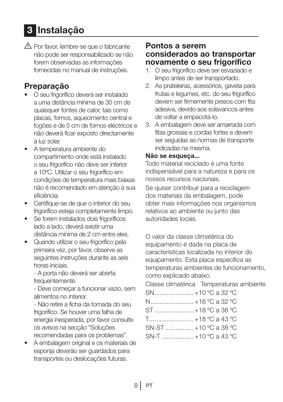 3instalação, Preparação | Blomberg KQD 1250 X A++ User Manual | Page 210 / 358
