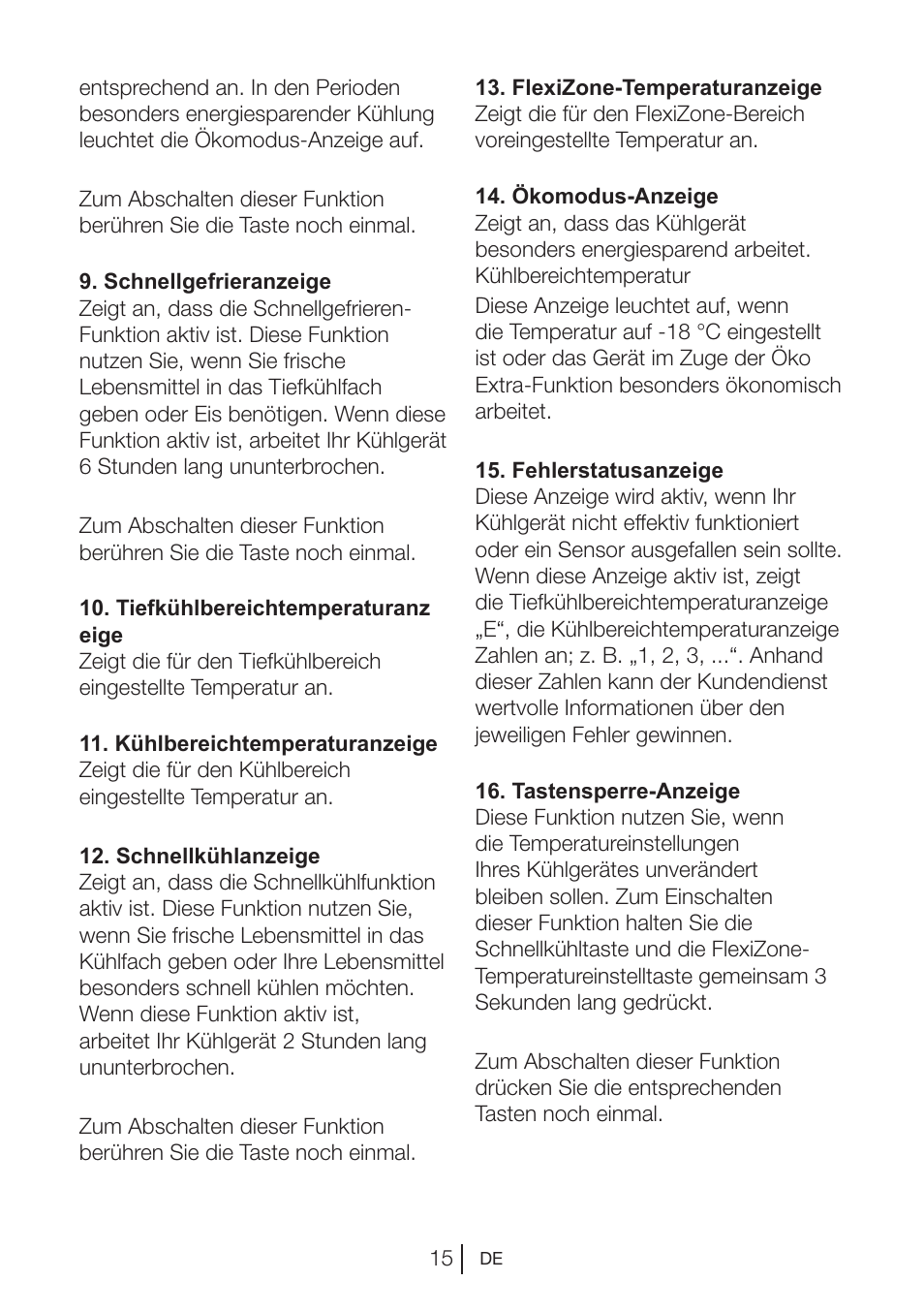 Blomberg KQD 1250 X A++ User Manual | Page 38 / 358