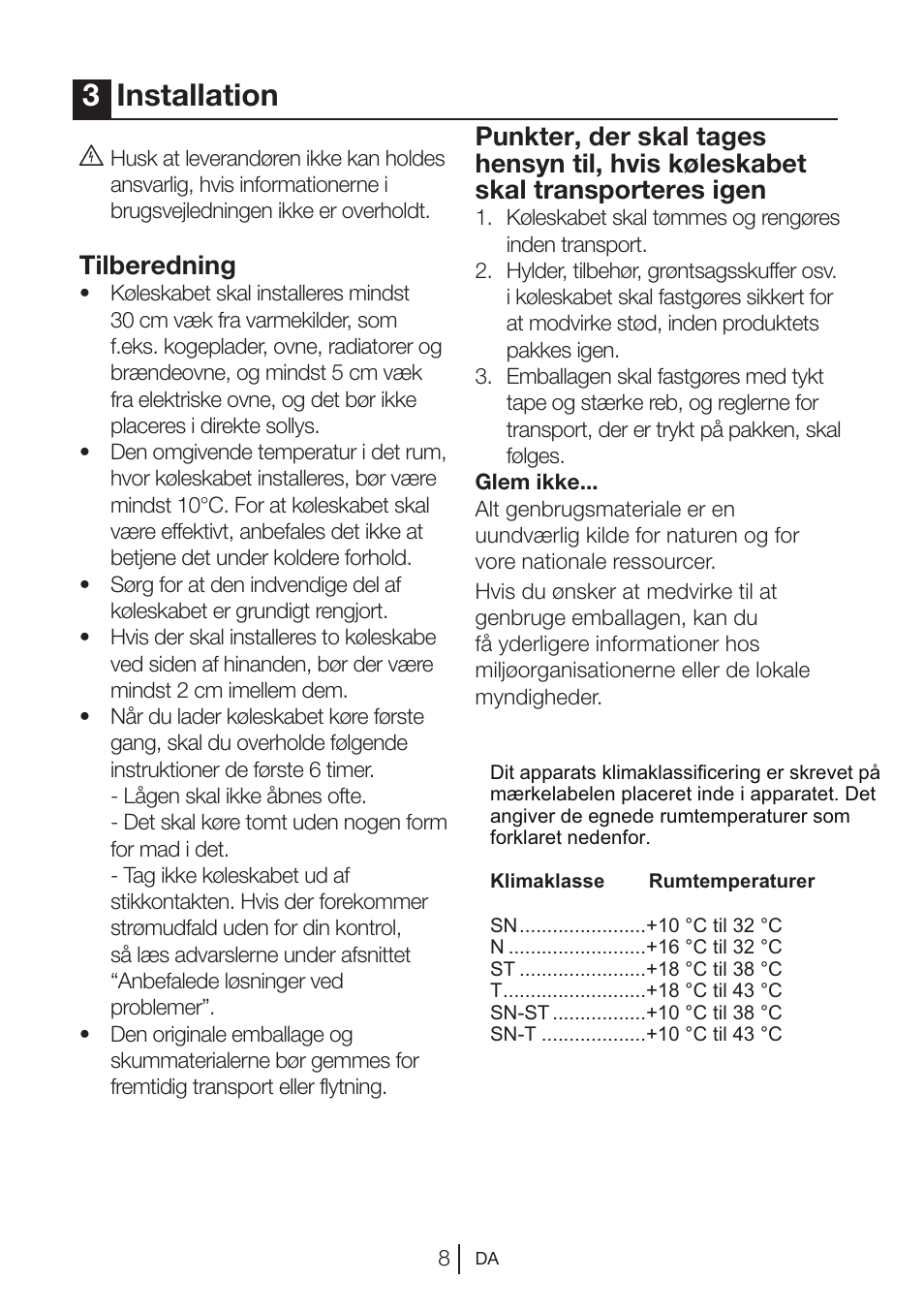 3installation, Tilberedning | Blomberg KQD 1250 X A++ User Manual | Page 79 / 358