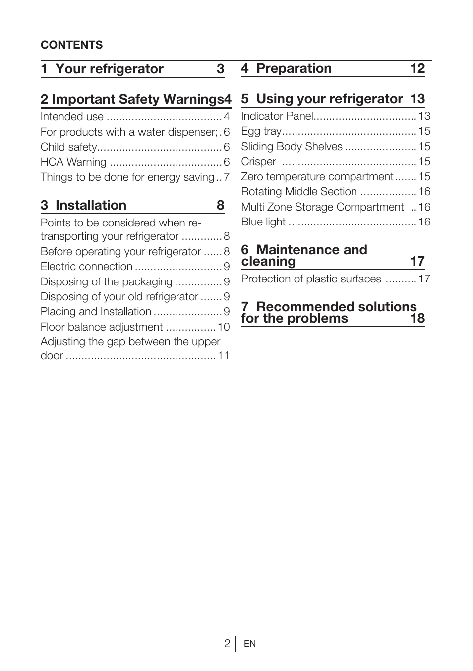 Blomberg KQE 1010 X User Manual | Page 3 / 84