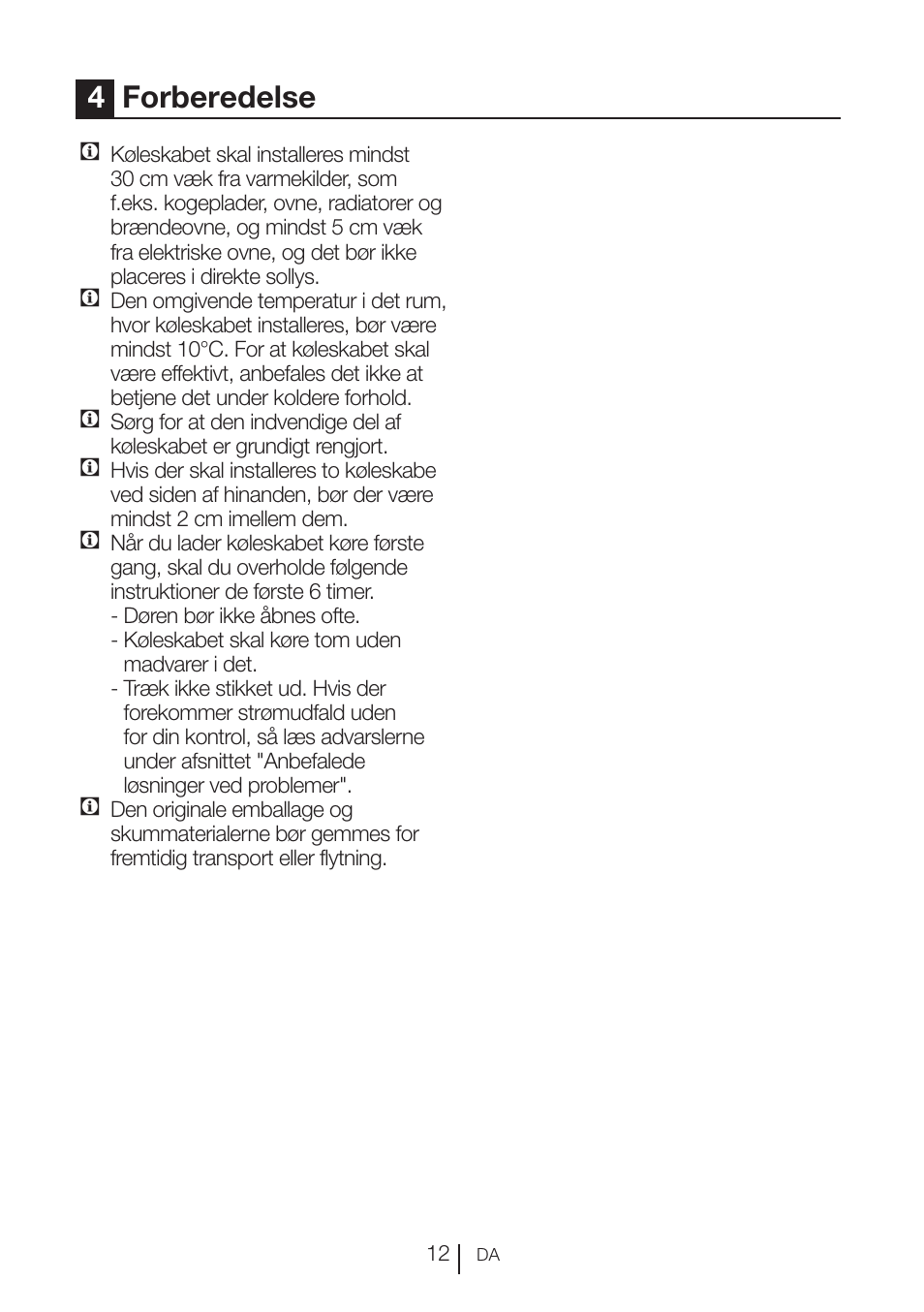 4forberedelse | Blomberg KFD 9950 X A+ User Manual | Page 112 / 372