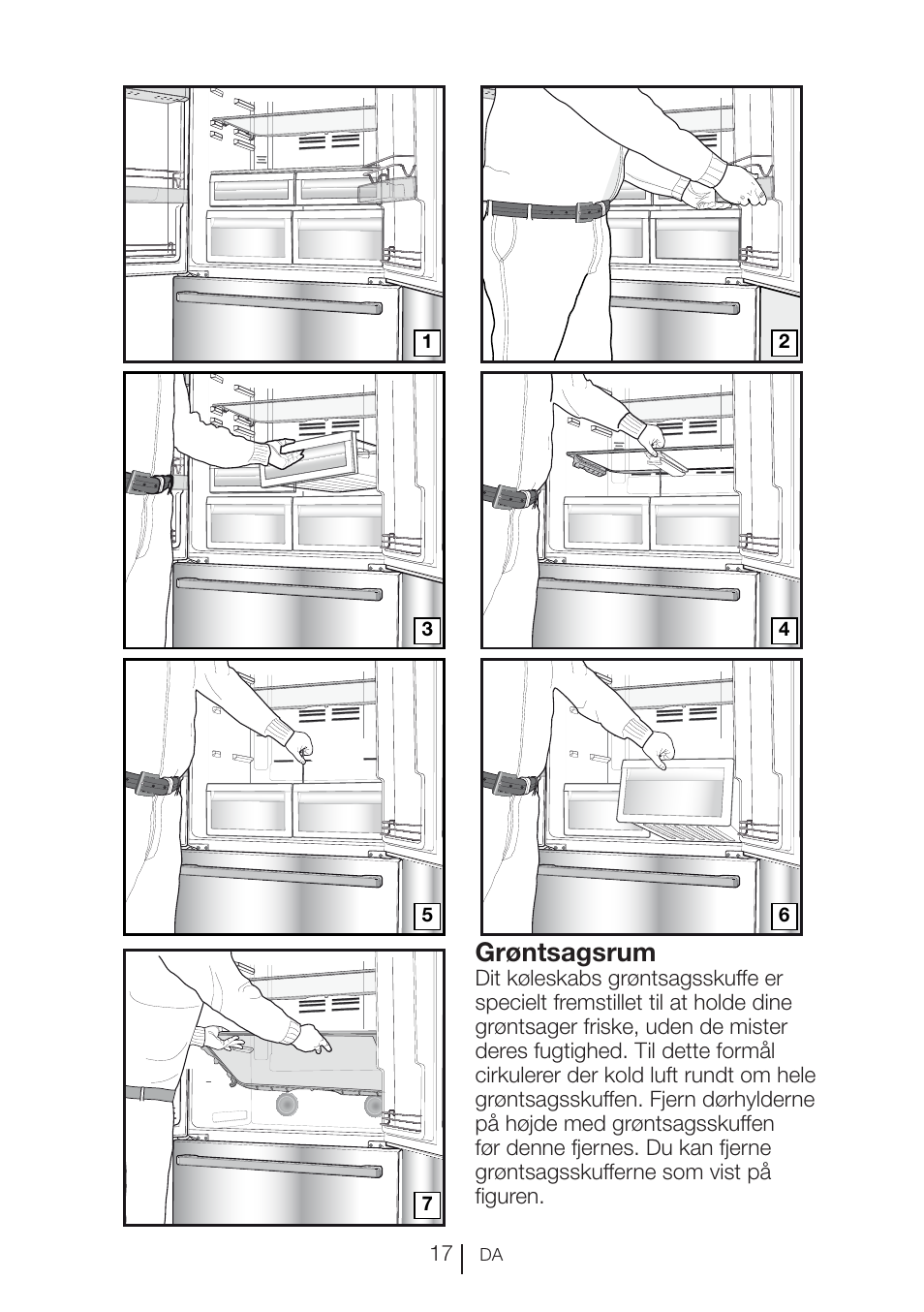 Grøntsagsrum | Blomberg KFD 9950 X A+ User Manual | Page 117 / 372