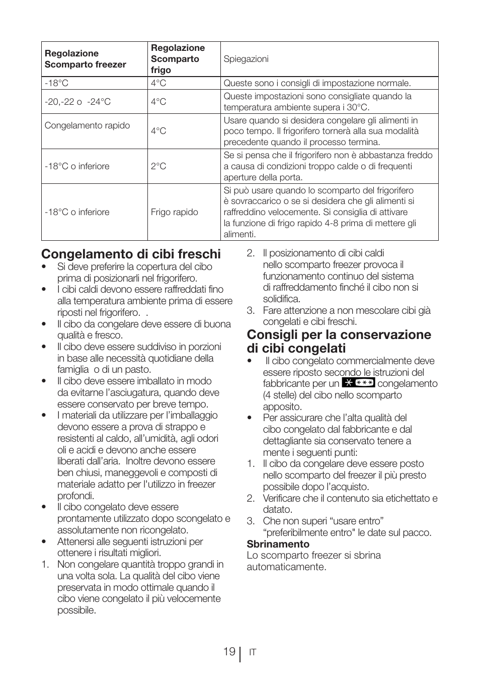 Congelamento di cibi freschi, Consigli per la conservazione di cibi congelati | Blomberg KFD 9950 X A+ User Manual | Page 144 / 372