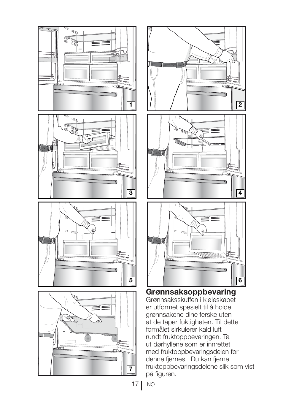 Grønnsaksoppbevaring | Blomberg KFD 9950 X A+ User Manual | Page 190 / 372