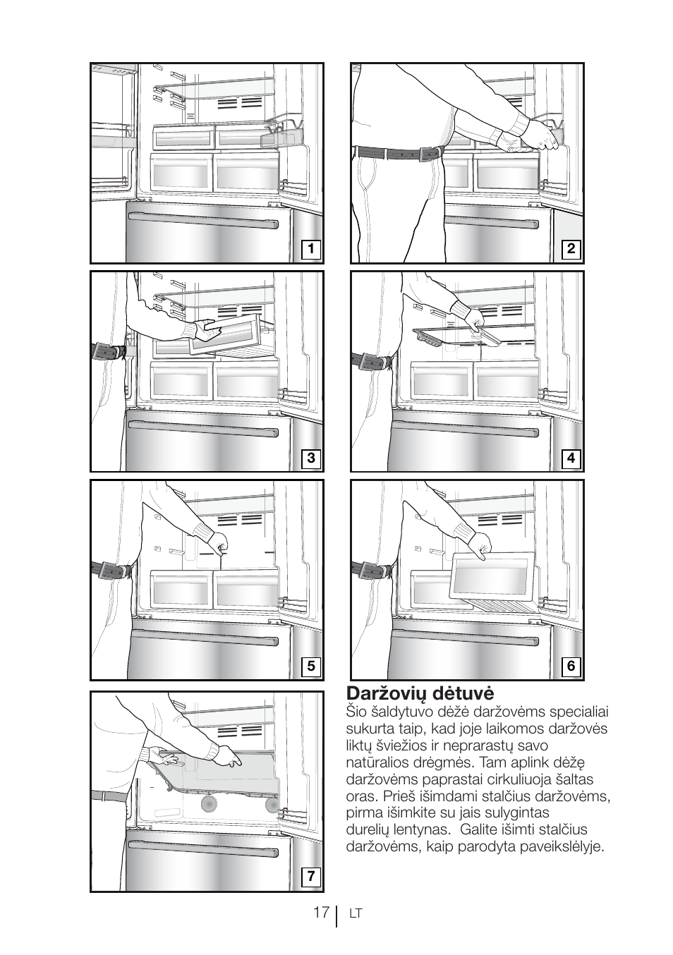 Daržovių dėtuvė | Blomberg KFD 9950 X A+ User Manual | Page 290 / 372