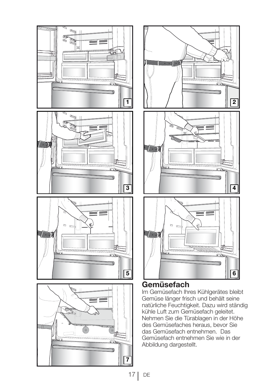 Gemüsefach | Blomberg KFD 9950 X A+ User Manual | Page 43 / 372