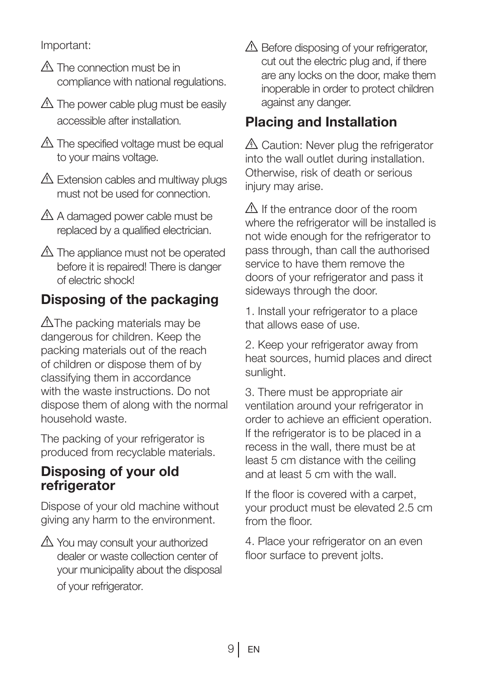 Blomberg KWS 9220 X User Manual | Page 10 / 311