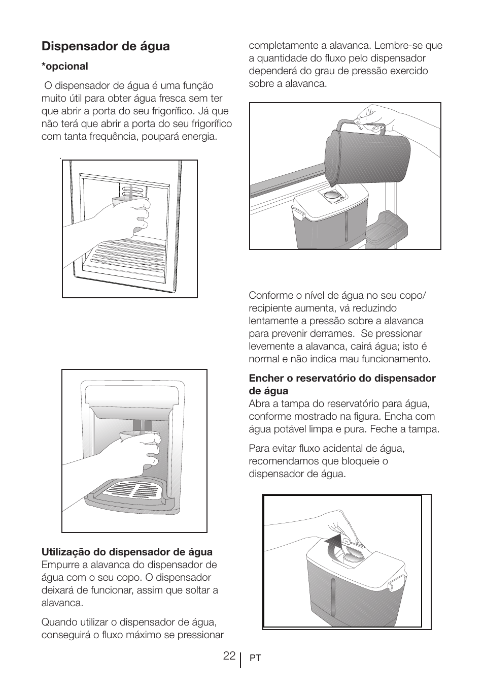 Dispensador de água | Blomberg KWS 9220 X User Manual | Page 135 / 311