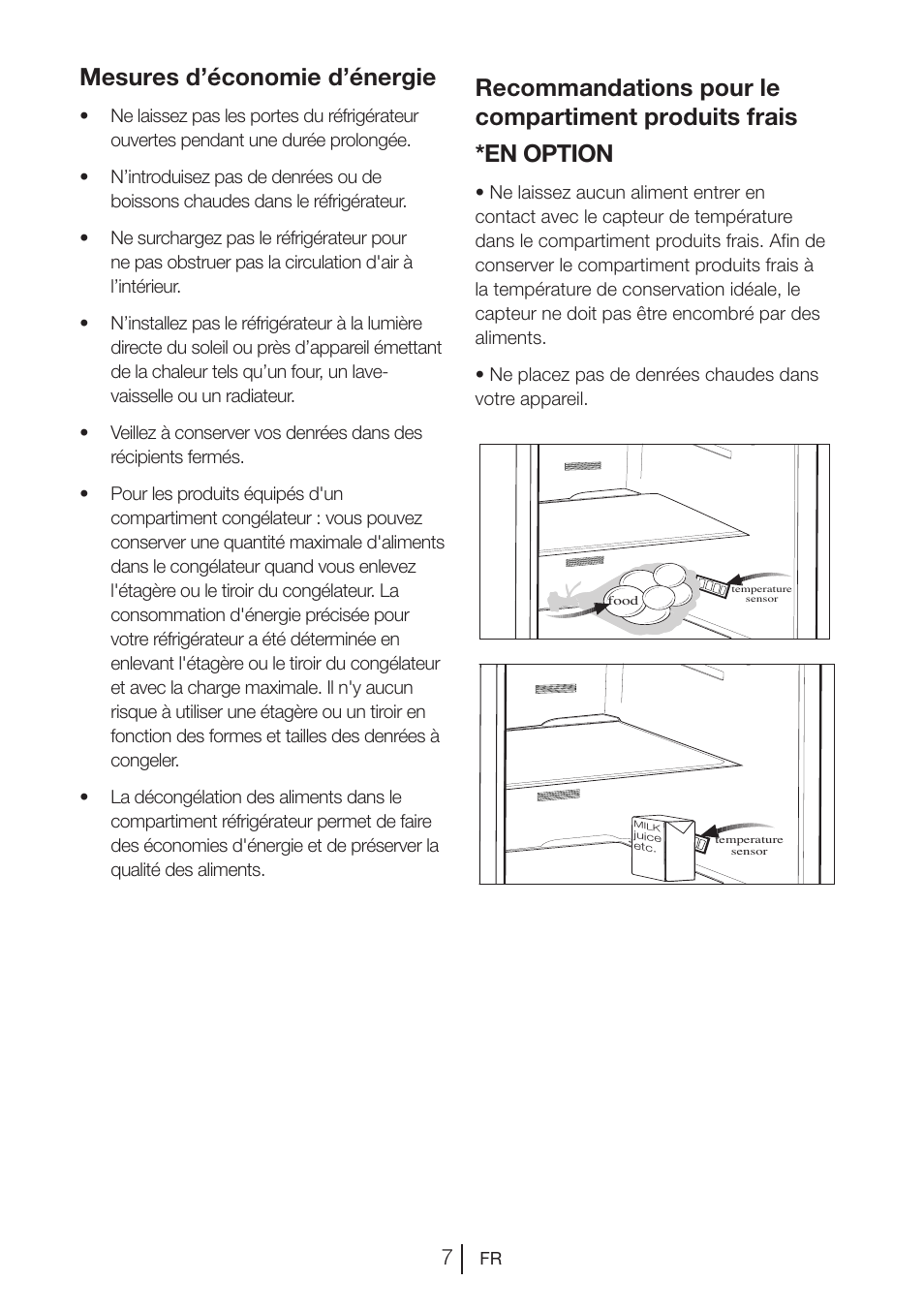 Mesures d’économie d’énergie | Blomberg KWS 9220 X User Manual | Page 36 / 311