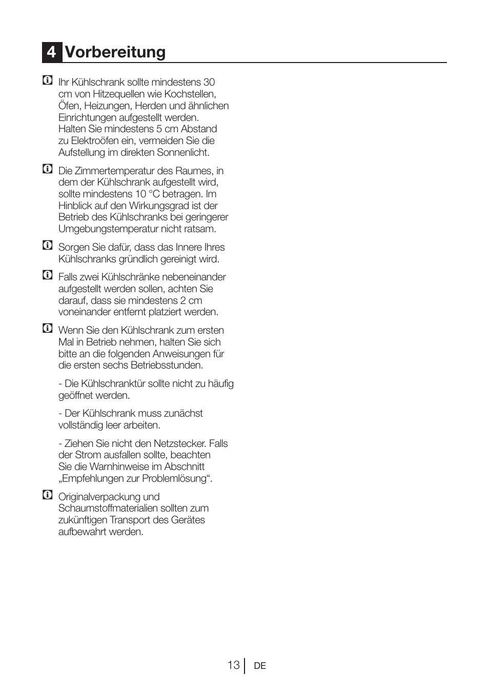 4vorbereitung | Blomberg KWS 9220 X User Manual | Page 70 / 311