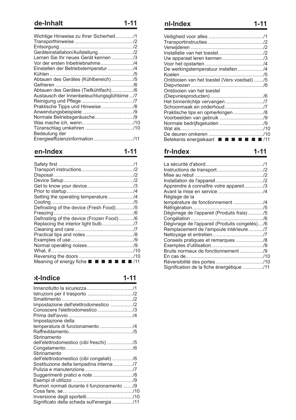 Blomberg WKWD 1500 X - 1 User Manual | Page 2 / 60
