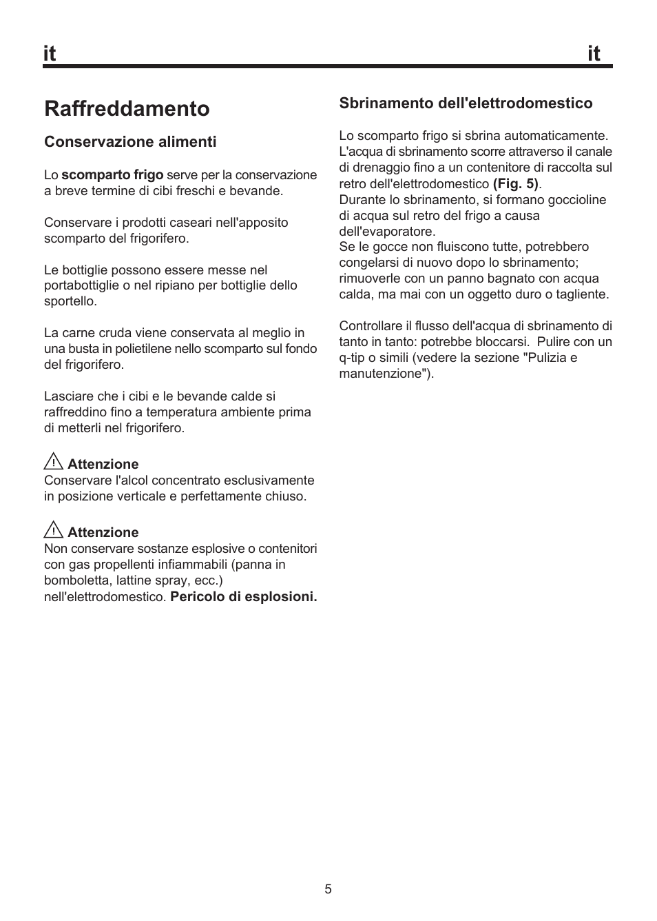 Raffreddamento | Blomberg WKWD 1500 X - 1 User Manual | Page 31 / 60