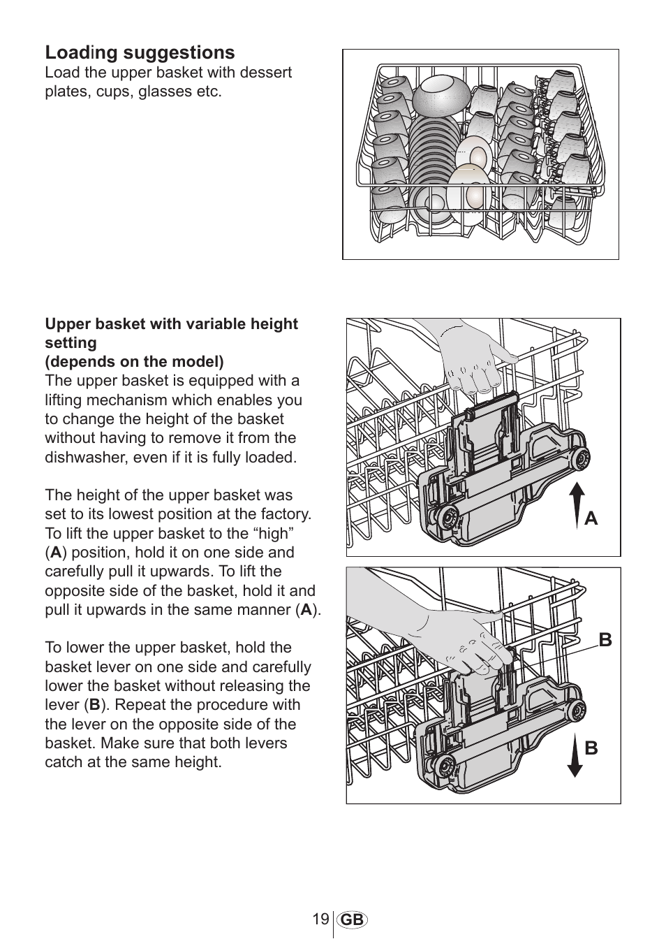 Load i ng suggestions | Blomberg GIN 9260 E User Manual | Page 20 / 33