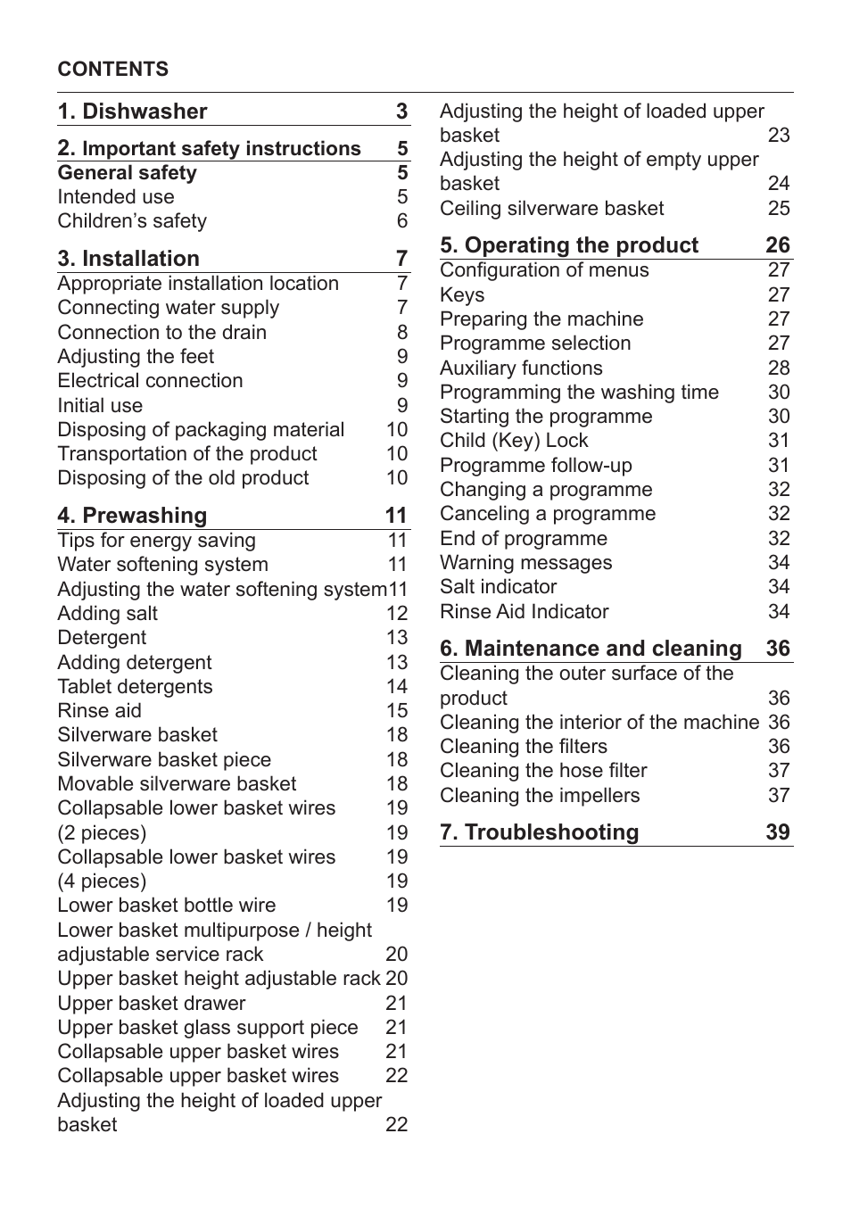 Blomberg GIN 9585 XB User Manual | Page 3 / 46