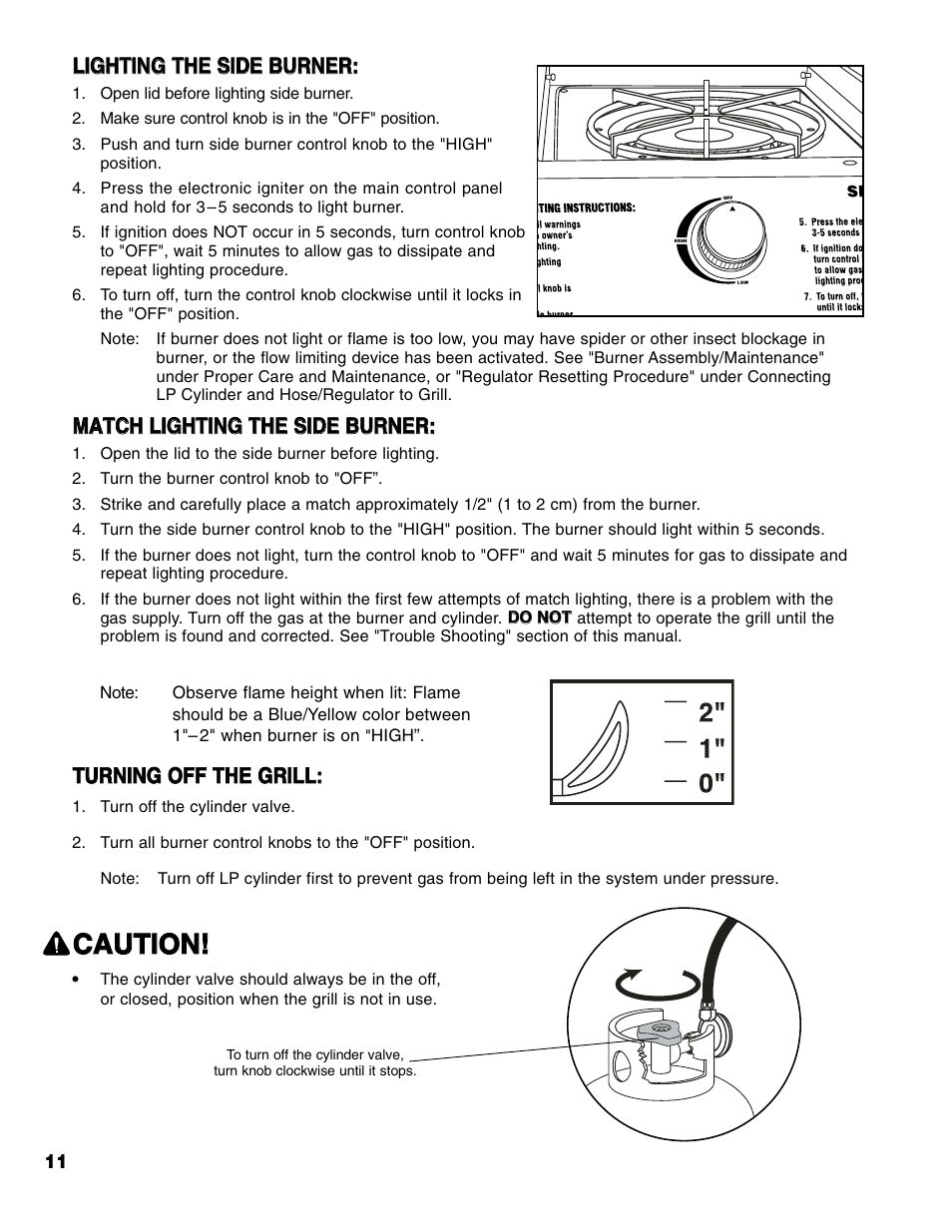 Cca au ut tiio on n | Brinkmann Series 6419 User Manual | Page 12 / 64