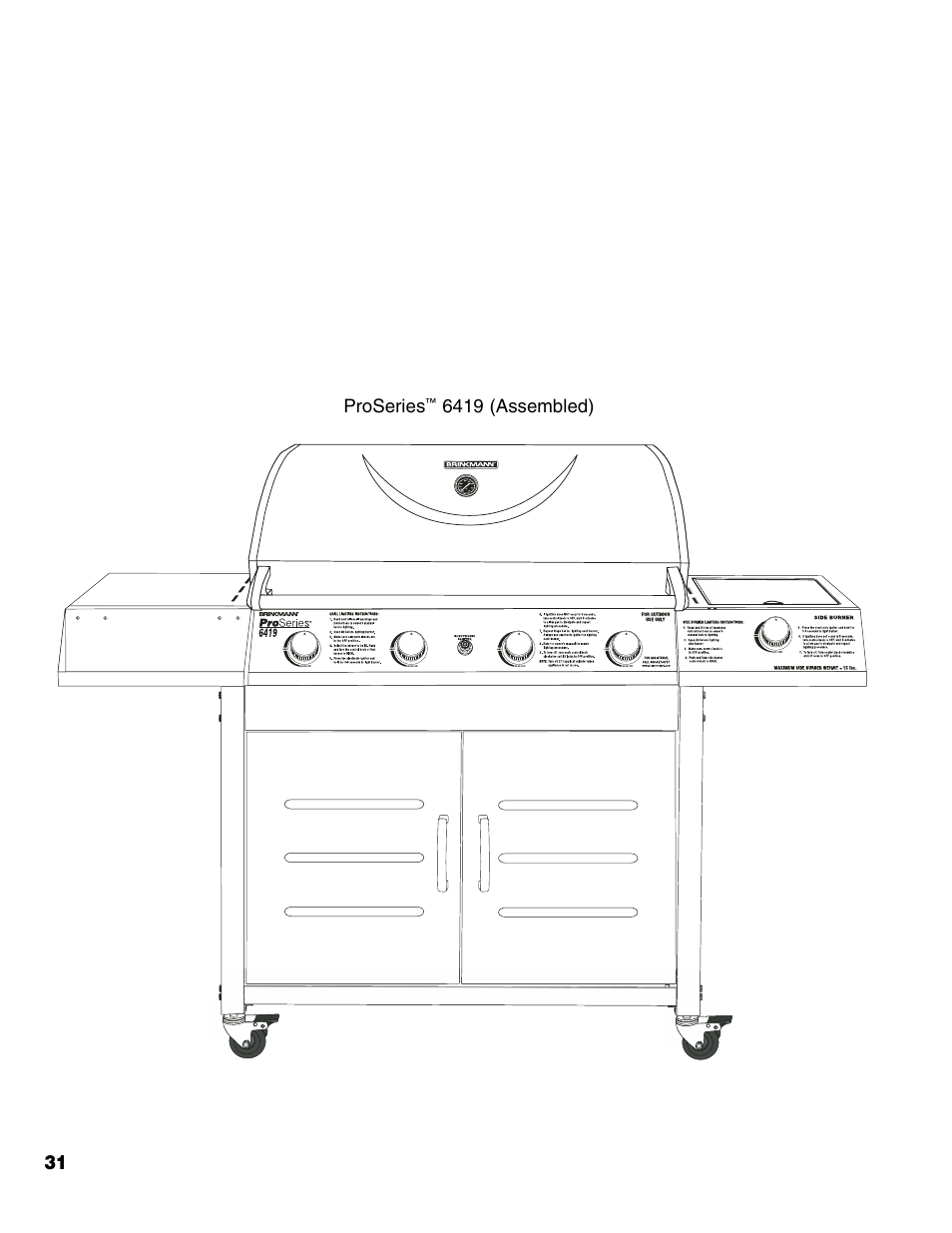 Brinkmann Series 6419 User Manual | Page 32 / 64