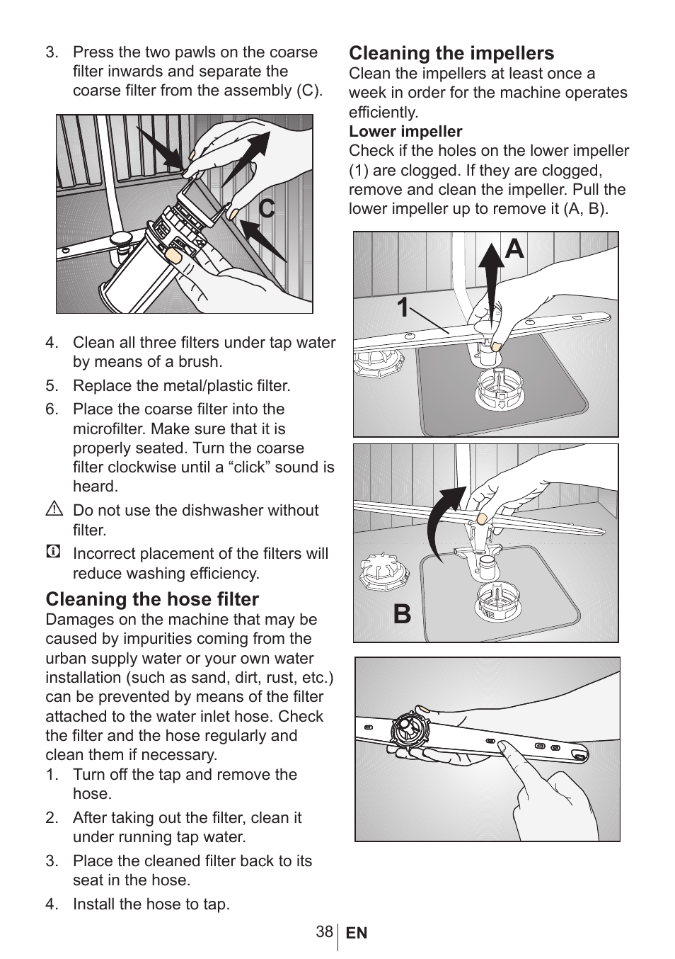 Blomberg GSN 9583 XB630 User Manual | Page 39 / 47