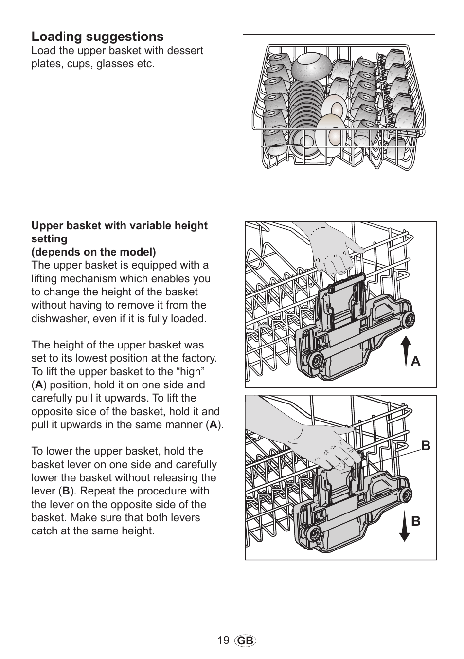 Load i ng suggestions | Blomberg GSN 9583 A630 User Manual | Page 20 / 45