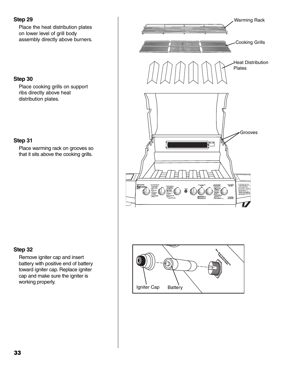 Brinkmann Brinkamnn Pro Series Outdoor Grill 4675 User Manual | Page 34 / 36