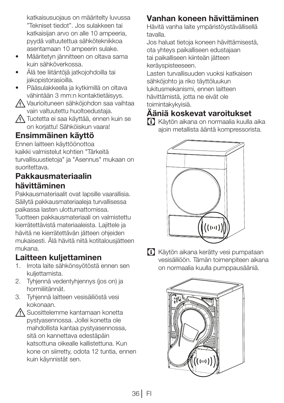 Blomberg TKF 8451 WZ GC 50 User Manual | Page 36 / 56