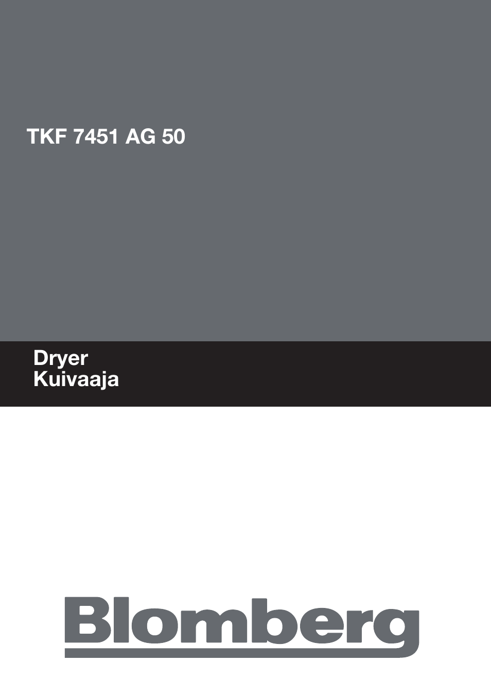 Blomberg TKF 7451 AG 50 User Manual | 56 pages