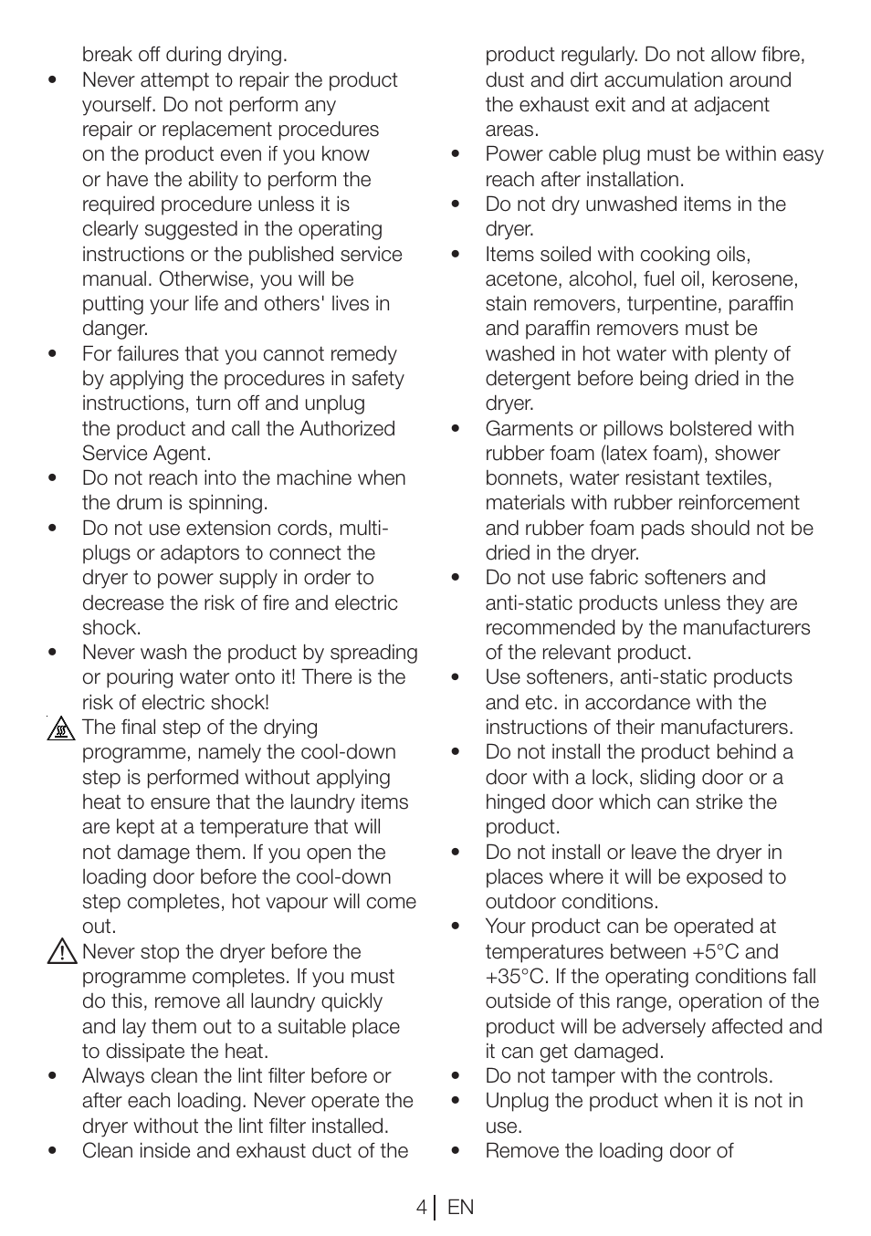 Blomberg TKF 7451 A 30 User Manual | Page 4 / 56