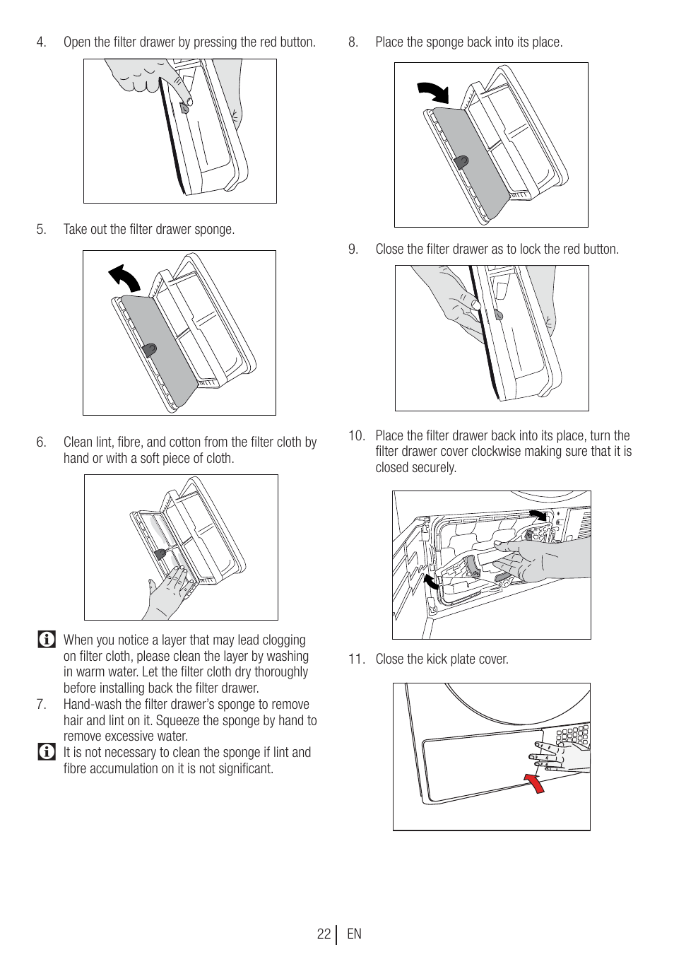 Blomberg TKF 8451 SGC 30 User Manual | Page 22 / 48