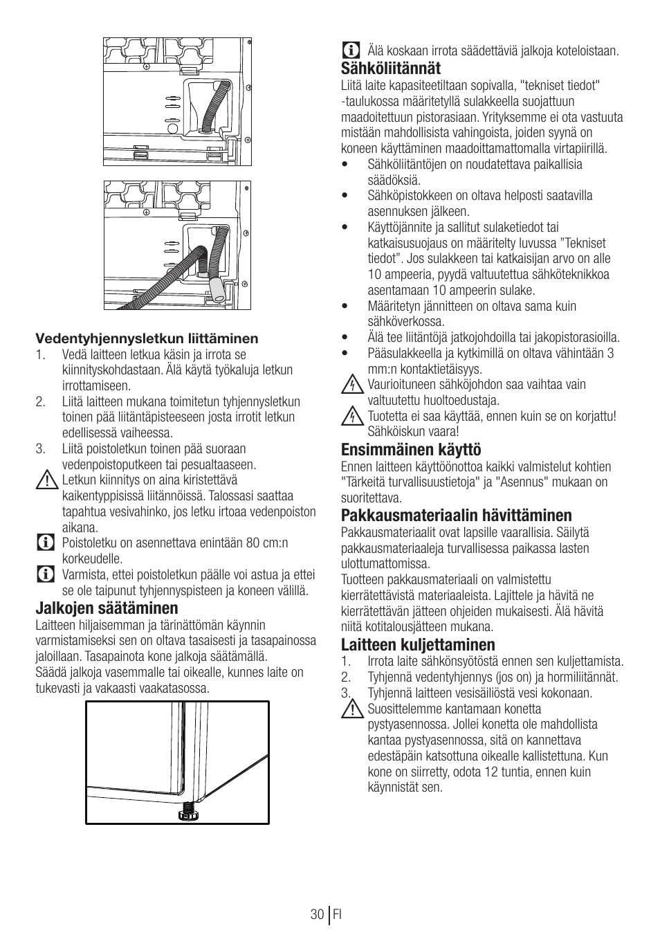 Blomberg TKF 8451 SGC 30 User Manual | Page 30 / 48