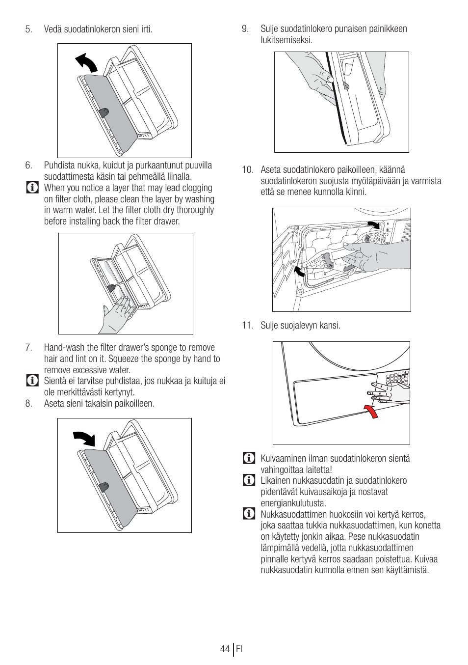 Blomberg TKF 8451 SGC 30 User Manual | Page 44 / 48