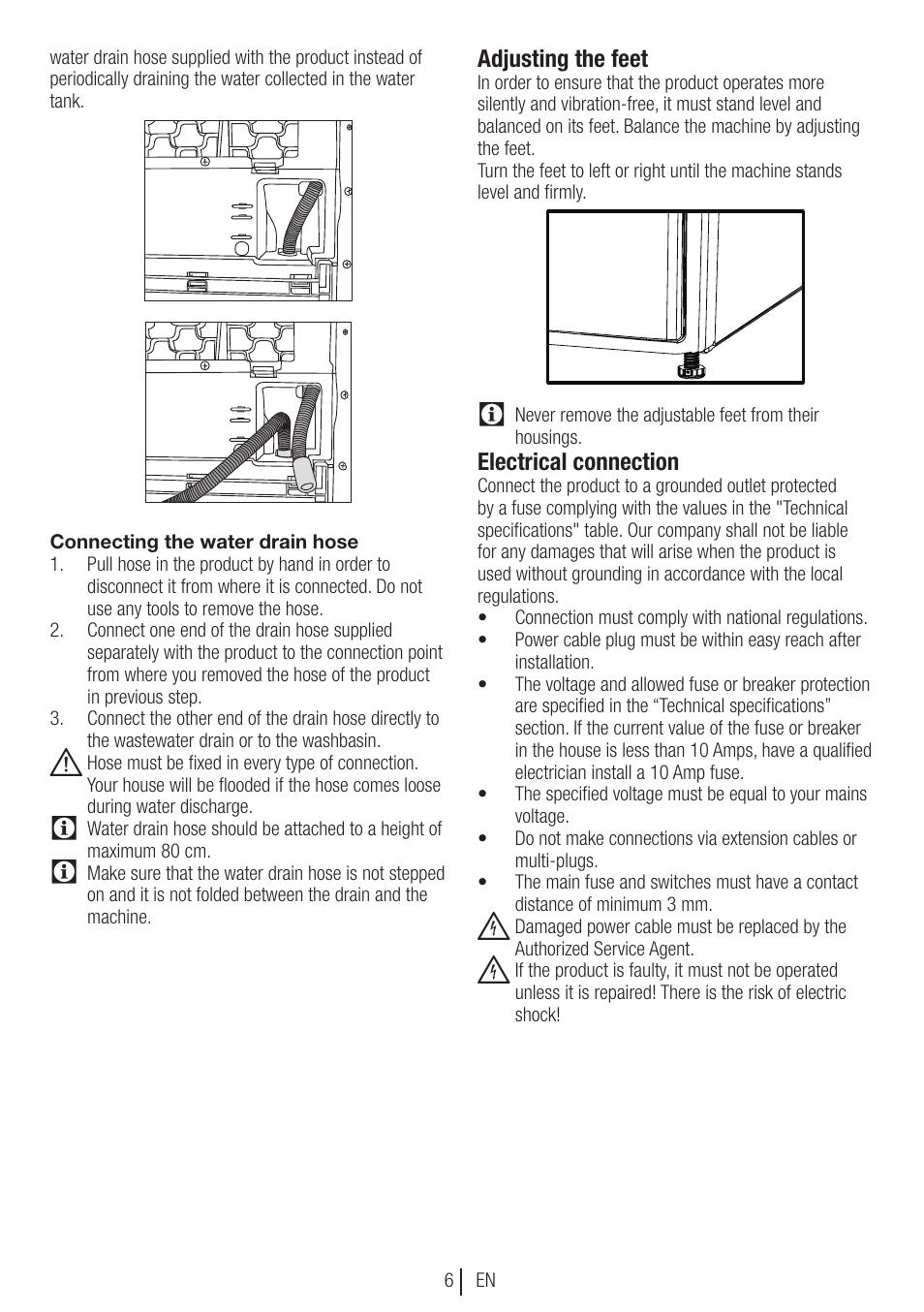 Blomberg TKF 8451 SGC 30 User Manual | Page 6 / 48