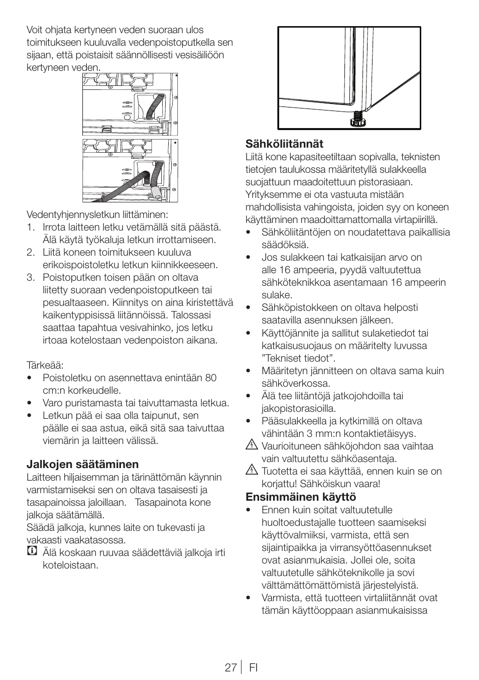 Blomberg TKF 8461 AGC User Manual | Page 27 / 44