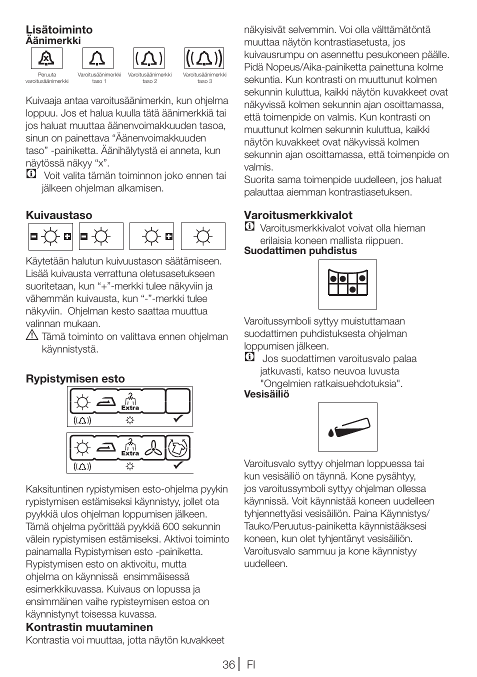 Blomberg TKF 8461 AGC User Manual | Page 36 / 44