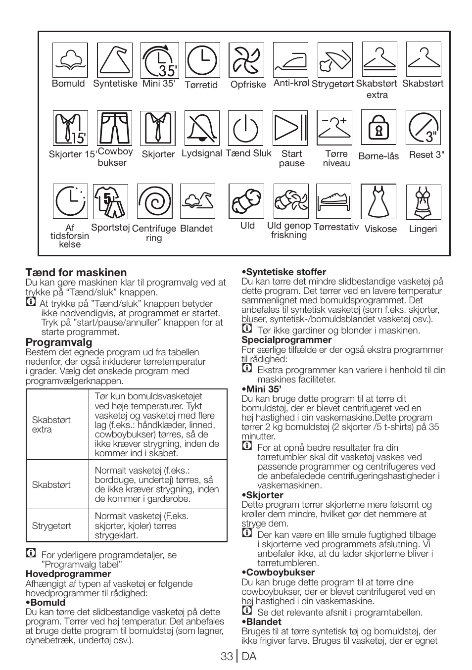 Blomberg TKF 7431 A User Manual | Page 33 / 64