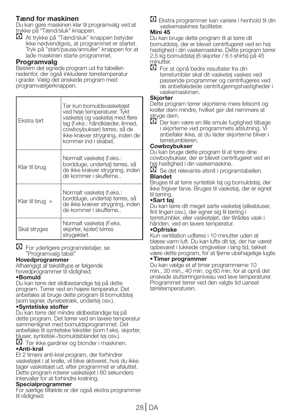 Blomberg TKF 7231 User Manual | Page 28 / 52