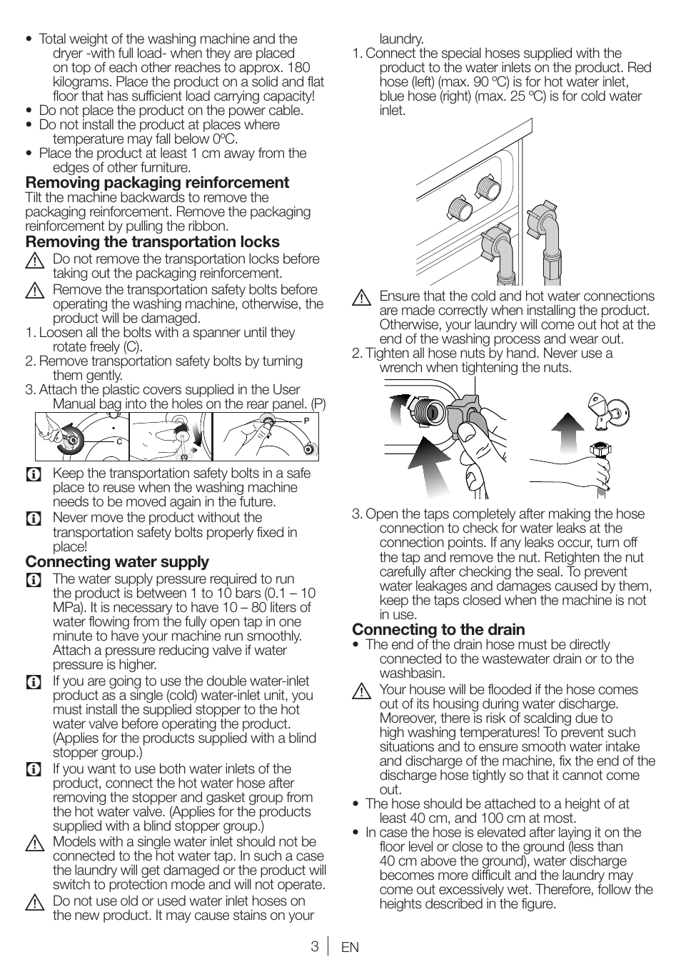 Blomberg WMI 7462 WE20 User Manual | Page 3 / 76