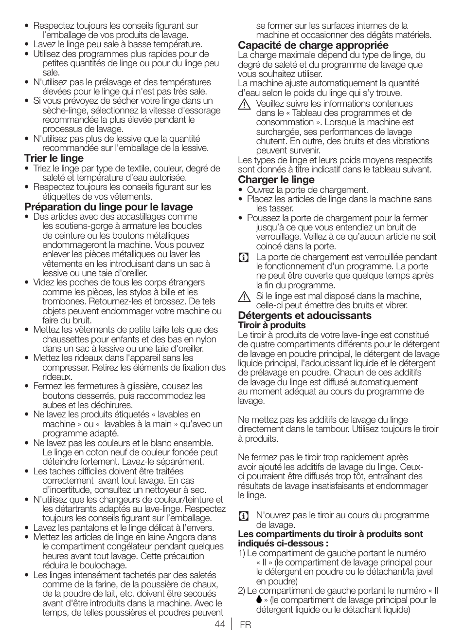 Blomberg WMI 7462 WE20 User Manual | Page 44 / 76