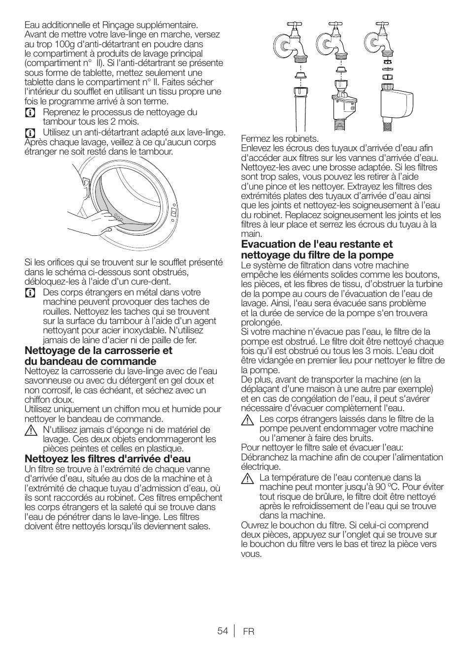 Blomberg WMI 7462 WE20 User Manual | Page 54 / 76