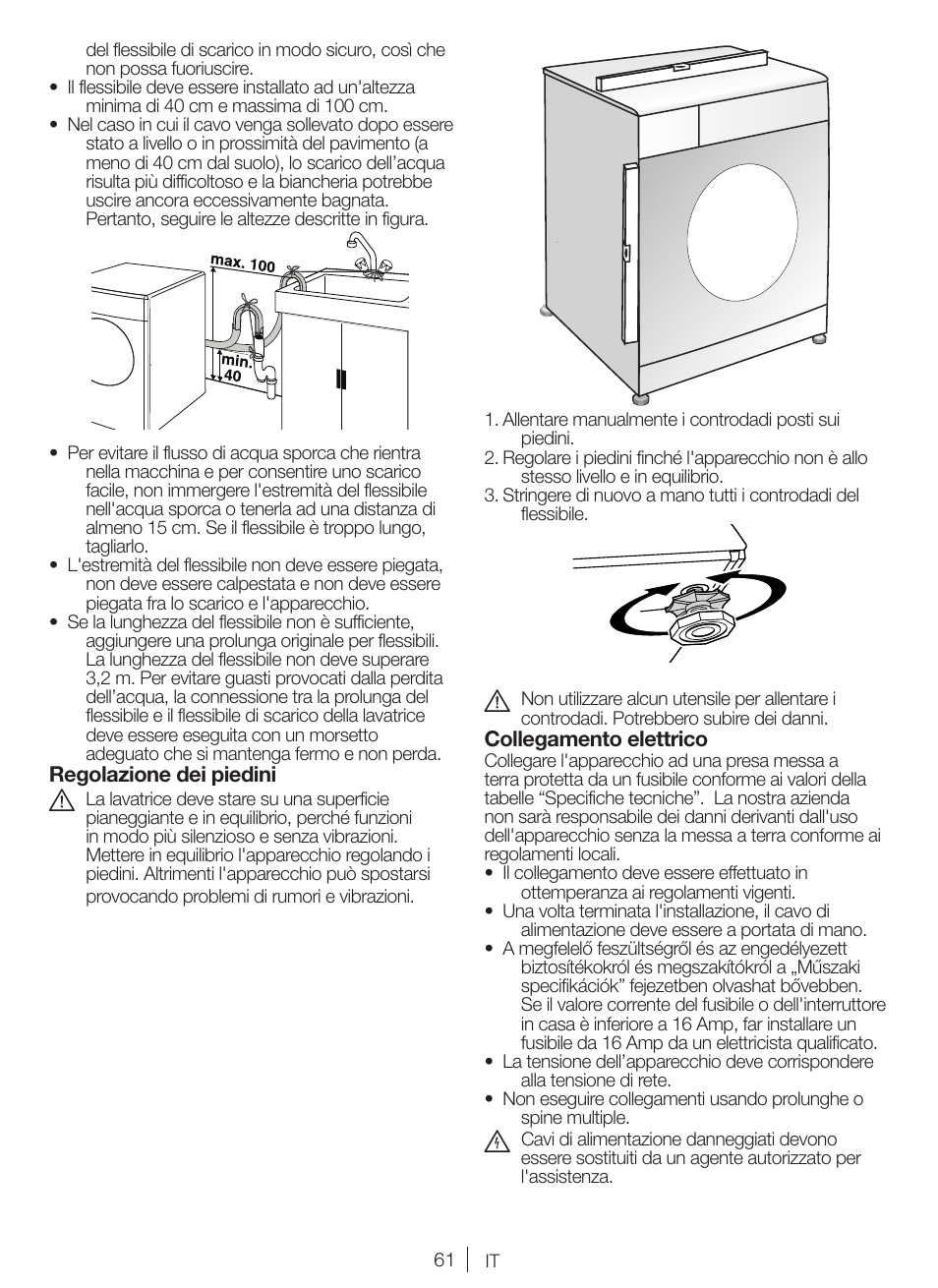 Blomberg WMI 7462 WE20 User Manual | Page 61 / 76