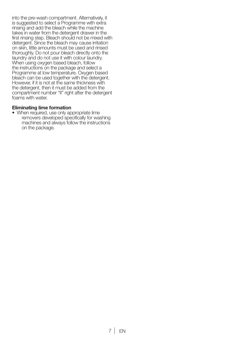 Blomberg WMI 7462 WE20 User Manual | Page 7 / 76