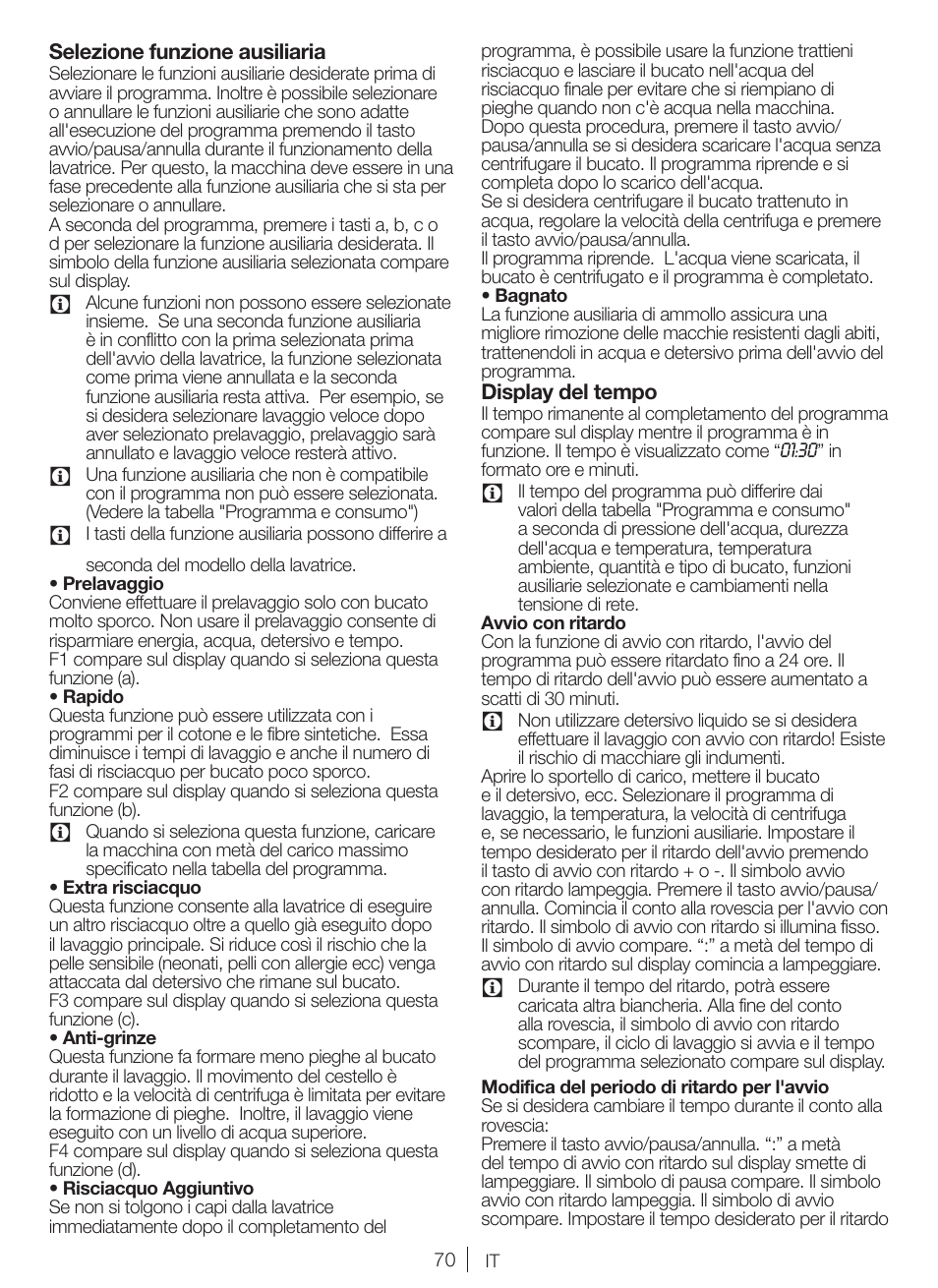 Blomberg WMI 7462 WE20 User Manual | Page 70 / 76