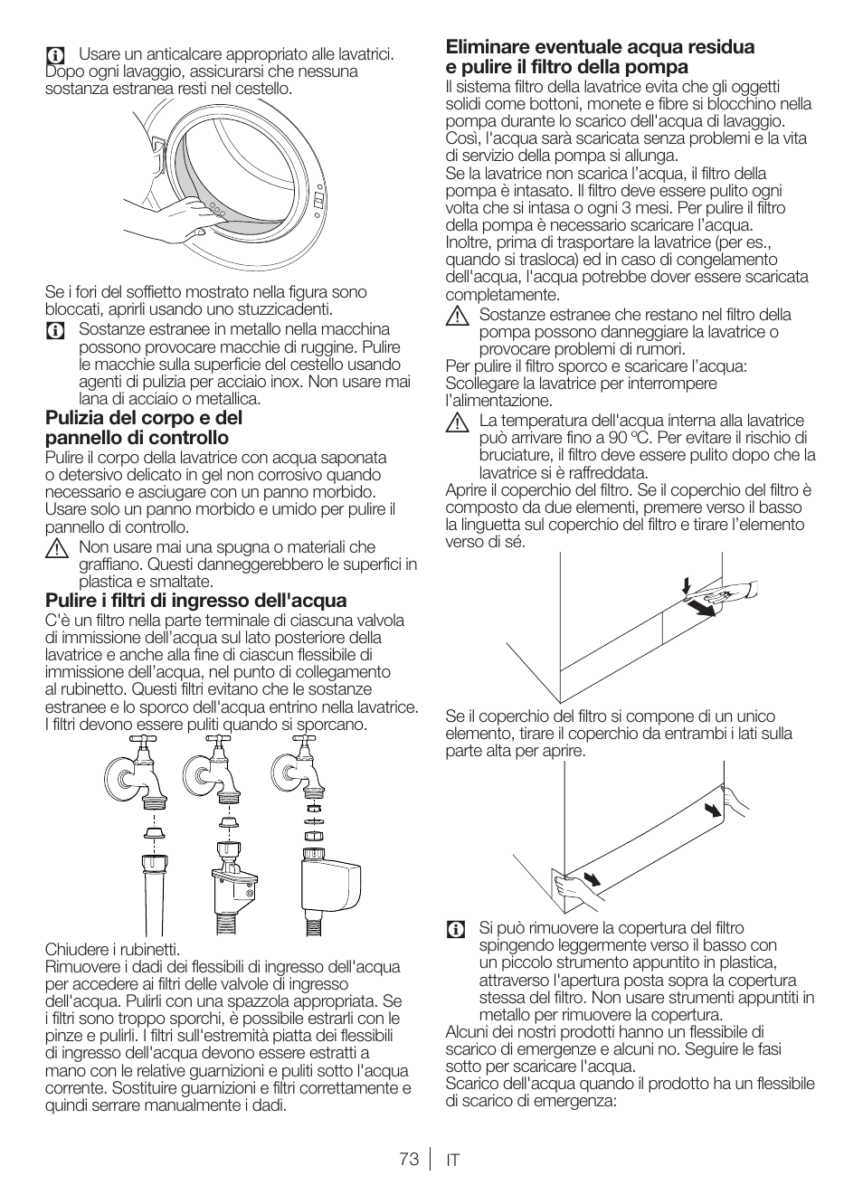 Blomberg WMI 7462 WE20 User Manual | Page 73 / 76