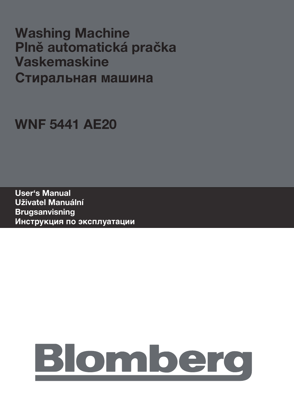 Blomberg WNF 5441 AE20 User Manual | 72 pages