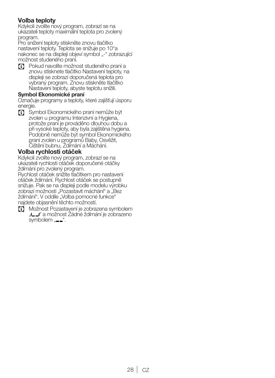 Blomberg WNF 5441 AE20 User Manual | Page 28 / 72