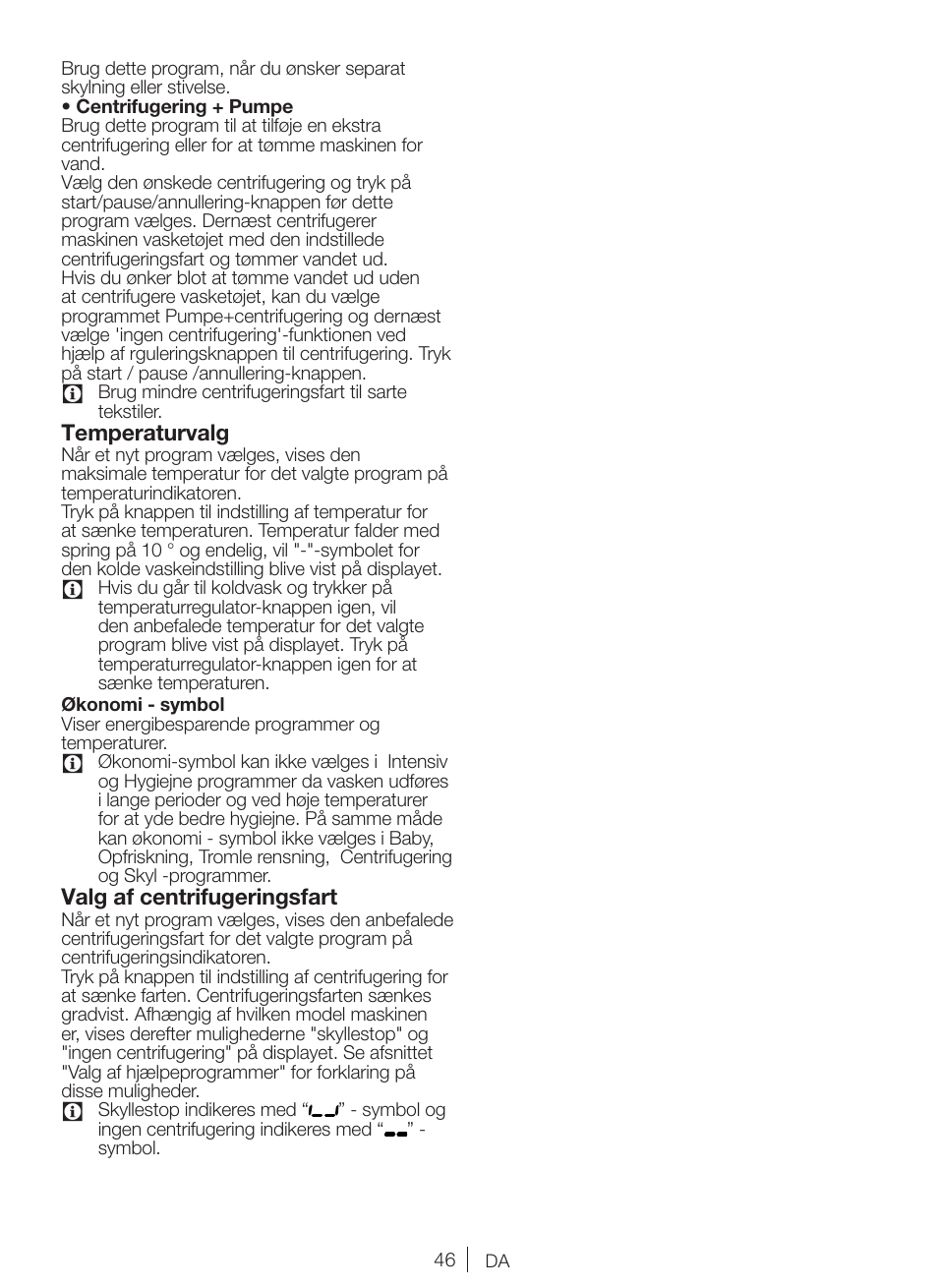 Blomberg WNF 5441 AE20 User Manual | Page 46 / 72