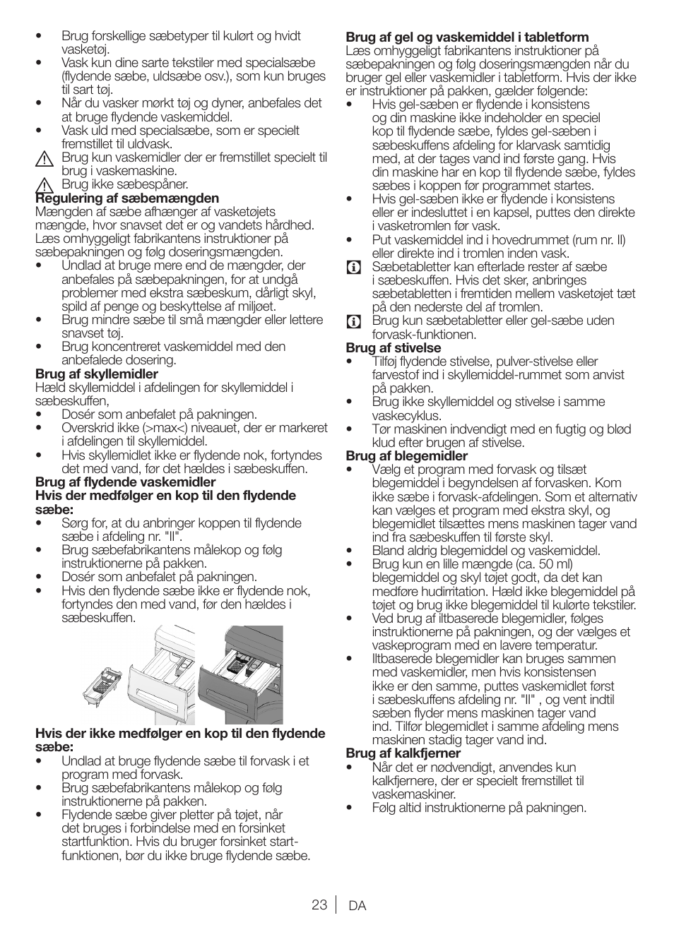 Blomberg WNF 5380 WE User Manual | Page 23 / 68