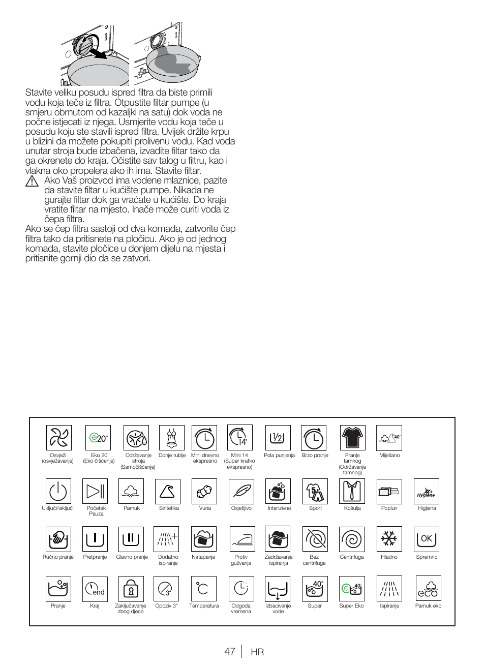 Blomberg WNF 5380 WE User Manual | Page 47 / 68