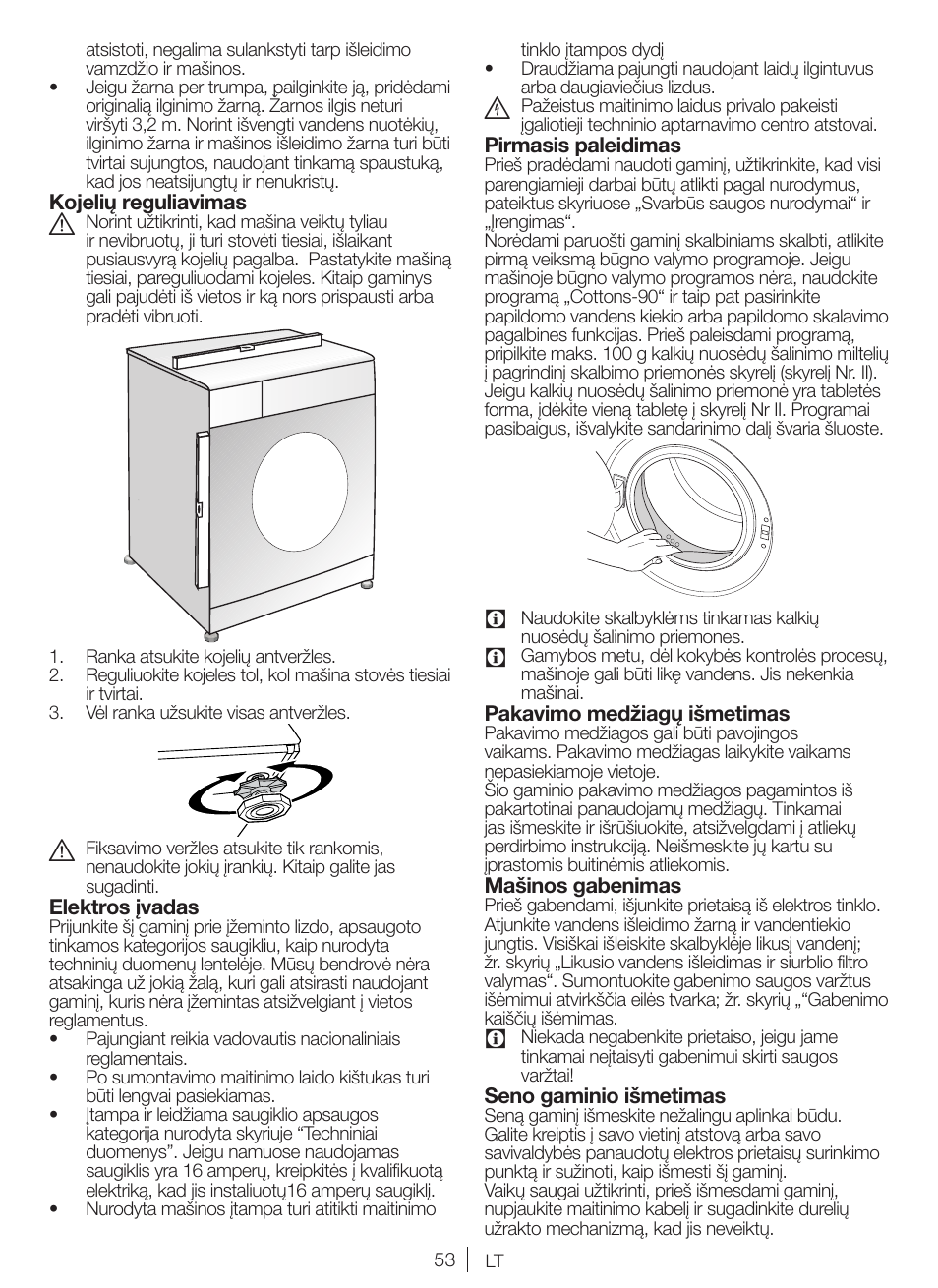Blomberg WNF 5380 WE User Manual | Page 53 / 68